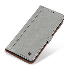 Handytasche Stand Schutzhülle Flip Leder Hülle T19 für Apple iPhone 13 Pro Grau