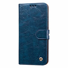 Handytasche Stand Schutzhülle Flip Leder Hülle T20 für Huawei P40 Blau