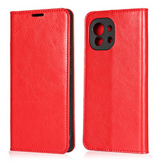 Handytasche Stand Schutzhülle Flip Leder Hülle T21 für Xiaomi Mi 11 Lite 5G NE Rot