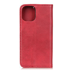 Handytasche Stand Schutzhülle Flip Leder Hülle T24 für Xiaomi Mi 11 Lite 5G NE Rot