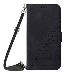 Handytasche Stand Schutzhülle Flip Leder Hülle Y01B für Apple iPhone 13 Pro Max Schwarz