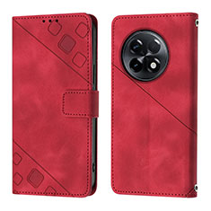 Handytasche Stand Schutzhülle Flip Leder Hülle Y01B für OnePlus 11R 5G Rot