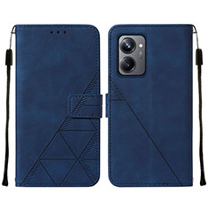 Handytasche Stand Schutzhülle Flip Leder Hülle Y01B für Realme 10 Pro 5G Blau