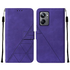 Handytasche Stand Schutzhülle Flip Leder Hülle Y01B für Realme 10 Pro 5G Violett