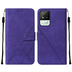 Handytasche Stand Schutzhülle Flip Leder Hülle Y01B für Realme C11 (2021) Violett