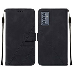 Handytasche Stand Schutzhülle Flip Leder Hülle Y01B für Samsung Galaxy A05s Schwarz