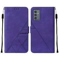 Handytasche Stand Schutzhülle Flip Leder Hülle Y01B für Samsung Galaxy A05s Violett