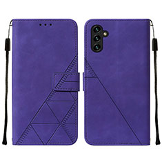 Handytasche Stand Schutzhülle Flip Leder Hülle Y01B für Samsung Galaxy A13 5G Violett