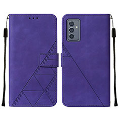 Handytasche Stand Schutzhülle Flip Leder Hülle Y01B für Samsung Galaxy A15 4G Violett