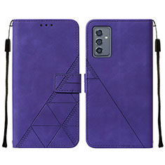 Handytasche Stand Schutzhülle Flip Leder Hülle Y01B für Samsung Galaxy A15 5G Violett