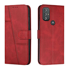 Handytasche Stand Schutzhülle Flip Leder Hülle Y01X für Motorola Moto G Play Gen 2 Rot