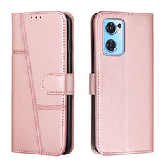 Handytasche Stand Schutzhülle Flip Leder Hülle Y01X für OnePlus Nord CE 2 5G Rosegold