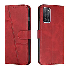 Handytasche Stand Schutzhülle Flip Leder Hülle Y01X für Oppo A55 5G Rot