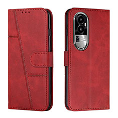 Handytasche Stand Schutzhülle Flip Leder Hülle Y01X für Oppo Reno10 Pro+ Plus 5G Rot