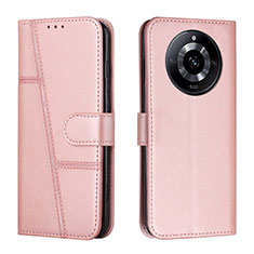 Handytasche Stand Schutzhülle Flip Leder Hülle Y01X für Realme 11 Pro+ Plus 5G Rosegold