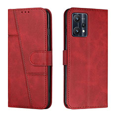 Handytasche Stand Schutzhülle Flip Leder Hülle Y01X für Realme 9 4G Rot