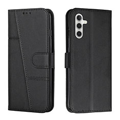 Handytasche Stand Schutzhülle Flip Leder Hülle Y01X für Samsung Galaxy A04s Schwarz