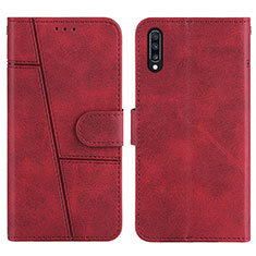 Handytasche Stand Schutzhülle Flip Leder Hülle Y01X für Samsung Galaxy A30S Rot