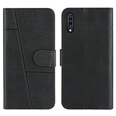 Handytasche Stand Schutzhülle Flip Leder Hülle Y01X für Samsung Galaxy A30S Schwarz