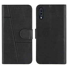 Handytasche Stand Schutzhülle Flip Leder Hülle Y01X für Samsung Galaxy A50S Schwarz