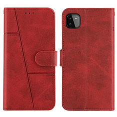 Handytasche Stand Schutzhülle Flip Leder Hülle Y01X für Samsung Galaxy F42 5G Rot