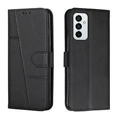 Handytasche Stand Schutzhülle Flip Leder Hülle Y01X für Samsung Galaxy M23 5G Schwarz