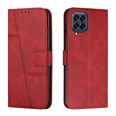 Handytasche Stand Schutzhülle Flip Leder Hülle Y01X für Samsung Galaxy M33 5G Rot