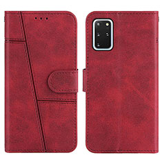 Handytasche Stand Schutzhülle Flip Leder Hülle Y01X für Samsung Galaxy S20 Plus 5G Rot