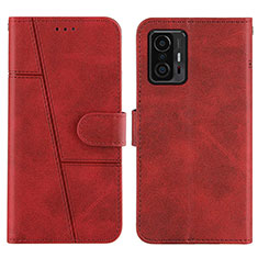 Handytasche Stand Schutzhülle Flip Leder Hülle Y01X für Xiaomi Mi 11T Pro 5G Rot