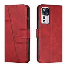 Handytasche Stand Schutzhülle Flip Leder Hülle Y01X für Xiaomi Mi 12T 5G Rot