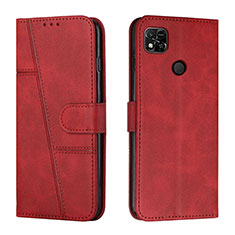 Handytasche Stand Schutzhülle Flip Leder Hülle Y01X für Xiaomi POCO C3 Rot