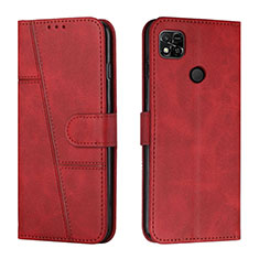 Handytasche Stand Schutzhülle Flip Leder Hülle Y01X für Xiaomi POCO C31 Rot