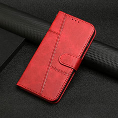 Handytasche Stand Schutzhülle Flip Leder Hülle Y01X für Xiaomi Poco C55 Rot