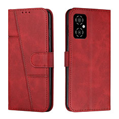 Handytasche Stand Schutzhülle Flip Leder Hülle Y01X für Xiaomi Poco M4 5G Rot