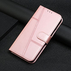 Handytasche Stand Schutzhülle Flip Leder Hülle Y01X für Xiaomi Poco X5 Pro 5G Rosegold