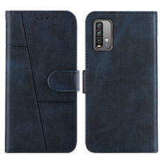 Handytasche Stand Schutzhülle Flip Leder Hülle Y01X für Xiaomi Redmi 9 Power Blau