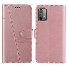 Handytasche Stand Schutzhülle Flip Leder Hülle Y01X für Xiaomi Redmi 9 Power Rosegold