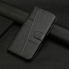 Handytasche Stand Schutzhülle Flip Leder Hülle Y01X für Xiaomi Redmi A1 Plus Schwarz