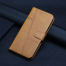 Handytasche Stand Schutzhülle Flip Leder Hülle Y01X für Xiaomi Redmi K60 Pro 5G Hellbraun