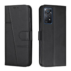 Handytasche Stand Schutzhülle Flip Leder Hülle Y01X für Xiaomi Redmi Note 11 Pro 4G Schwarz