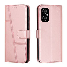 Handytasche Stand Schutzhülle Flip Leder Hülle Y01X für Xiaomi Redmi Note 11R 5G Rosegold