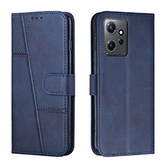 Handytasche Stand Schutzhülle Flip Leder Hülle Y01X für Xiaomi Redmi Note 12 4G Blau