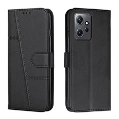 Handytasche Stand Schutzhülle Flip Leder Hülle Y01X für Xiaomi Redmi Note 12 4G Schwarz