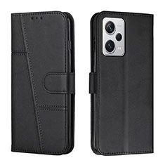 Handytasche Stand Schutzhülle Flip Leder Hülle Y01X für Xiaomi Redmi Note 12 Pro 5G Schwarz