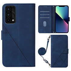 Handytasche Stand Schutzhülle Flip Leder Hülle Y02B für Realme GT Master 5G Blau