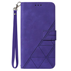 Handytasche Stand Schutzhülle Flip Leder Hülle Y02B für Samsung Galaxy A03 Core Violett