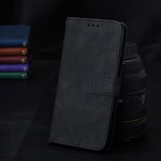 Handytasche Stand Schutzhülle Flip Leder Hülle Y02B für Samsung Galaxy A32 5G Schwarz