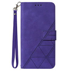 Handytasche Stand Schutzhülle Flip Leder Hülle Y02B für Samsung Galaxy M53 5G Violett