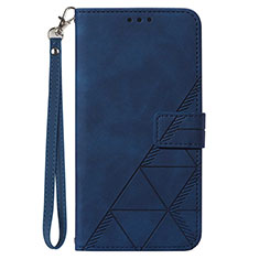 Handytasche Stand Schutzhülle Flip Leder Hülle Y02B für Samsung Galaxy S20 Lite 5G Blau