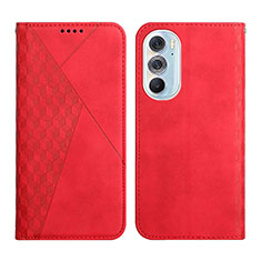 Handytasche Stand Schutzhülle Flip Leder Hülle Y02X für Motorola Moto Edge Plus (2022) 5G Rot